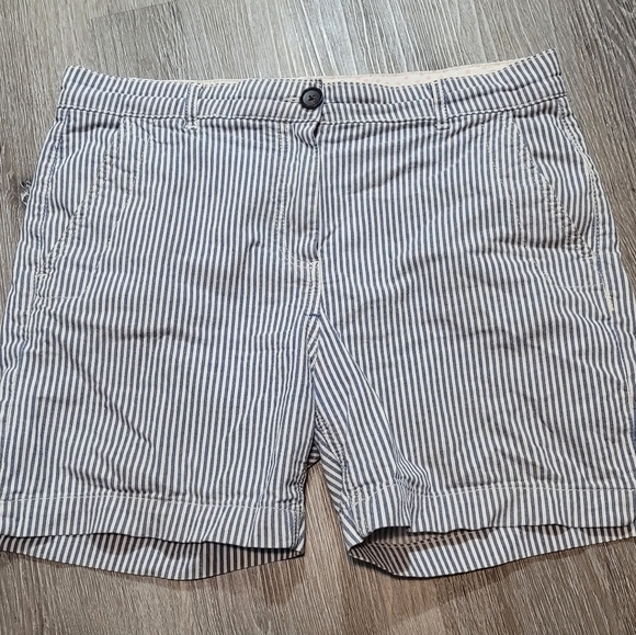 Boden Pants - Boden Striped Chino Striped Shorts Size 10 Beach Coastal
